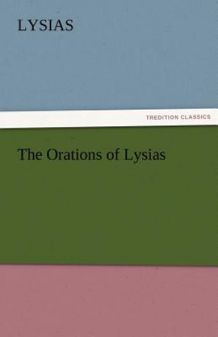 Książka Orations of Lysias ysias