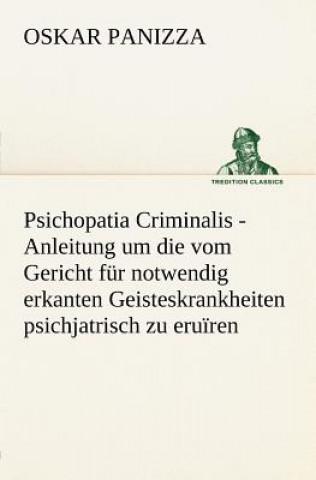 Książka Psichopatia Criminalis Oskar Panizza