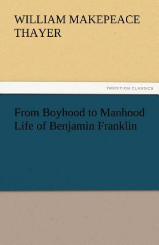 Carte From Boyhood to Manhood Life of Benjamin Franklin William M. (William Makepeace) Thayer