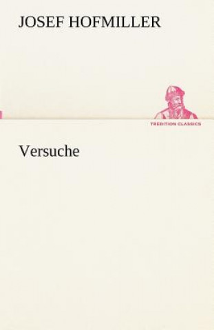 Book Versuche Josef Hofmiller
