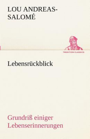 Книга Lebensruckblick Lou Andreas-Salomé