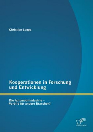 Kniha Kooperationen in Forschung und Entwicklung Christian Lange