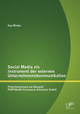 Buch Social Media als Instrument der externen Unternehmenskommunikation Kay Winter