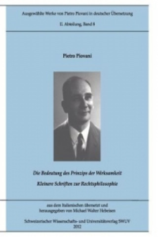 Carte Piovani-Edition Bd. 8 Pietro Piovani