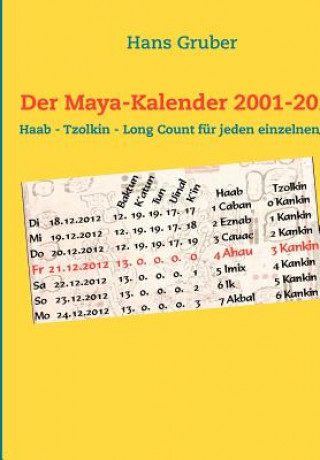 Książka Maya-Kalender 2001-2020 Hans Gruber