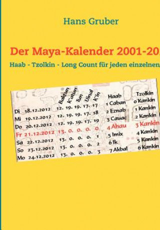 Livre Maya-Kalender 2001-2020 Hans Gruber