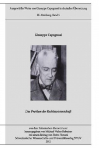 Knjiga Capograssi-Edition Bd. 5 Giuseppe Capograssi