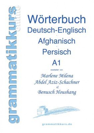 Kniha Wortschatz Deutsch-Englisch-Afghanisch-Persisch Niveau A1 Marlene Abdel Aziz - Schachner