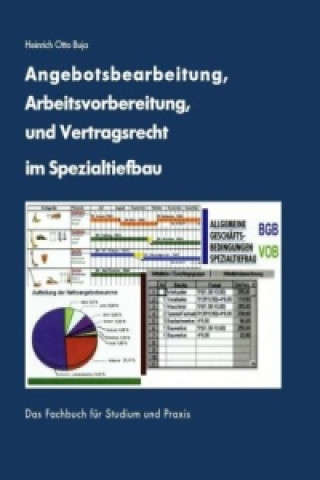 Book Angebotsbearbeitung, Arbeitsvorbereitung im Spezialtiefbau Heinrich Otto Buja