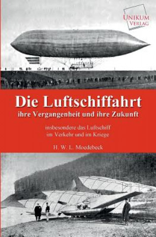 Book Luftschiffahrt Hermann Moedebeck