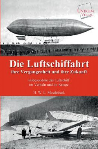 Libro Luftschiffahrt Hermann Moedebeck