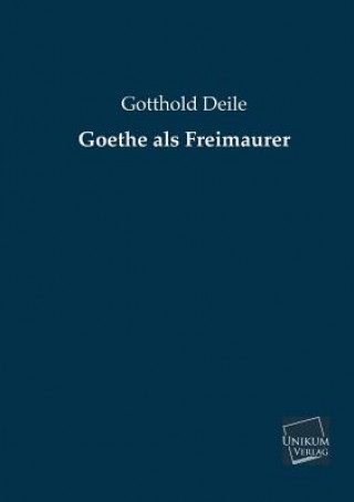 Carte Goethe ALS Freimaurer Gotthold Deile
