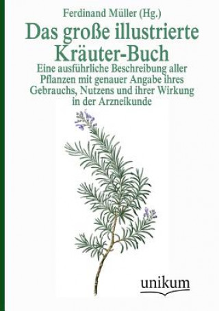 Kniha grosse illustrierte Krauter-Buch Ferdinand Müller