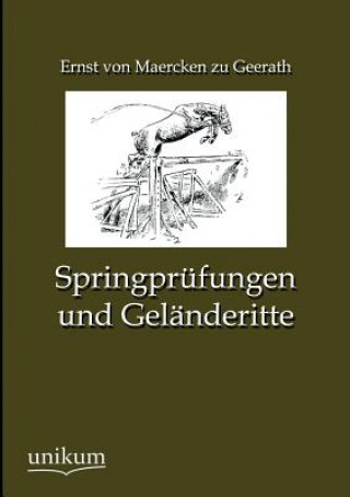 Carte Springprufungen und Gelanderitte Ernst von Maercken zu Geerath