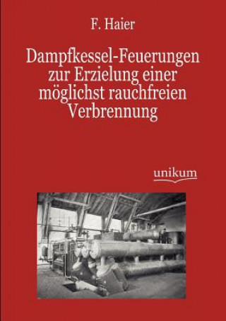Könyv Dampfkessel-Feuerungen zur Erzielung einer moeglichst rauchfreien Verbrennung F. Haier