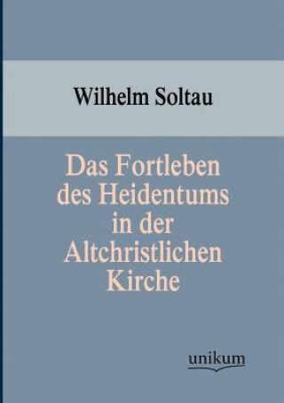 Könyv Fortleben des Heidentums in der Altchristlichen Kirche Wilhelm Soltau