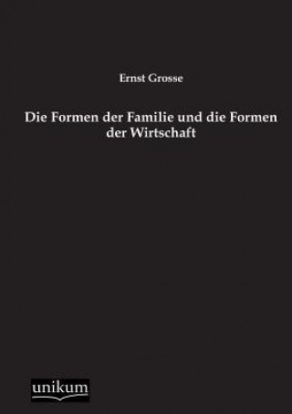 Book Formen der Familie und die Formen der Wirtschaft Ernst Grosse