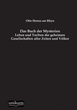 Book Buch der Mysterien Otto Henne am Rhyn