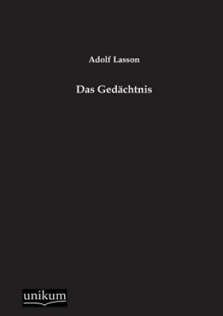 Книга Gedachtnis Adolf Lasson