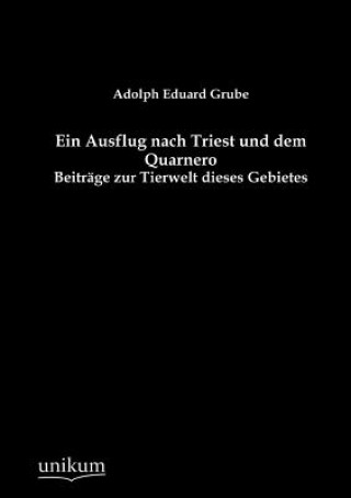 Carte Ausflug nach Triest und dem Quarnero Adolph Eduard Grube