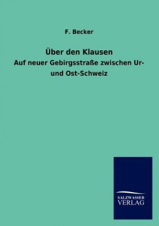 Książka UEber den Klausen F Becker