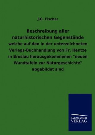 Carte Beschreibung aller naturhistorischen Gegenstande J G Fischer