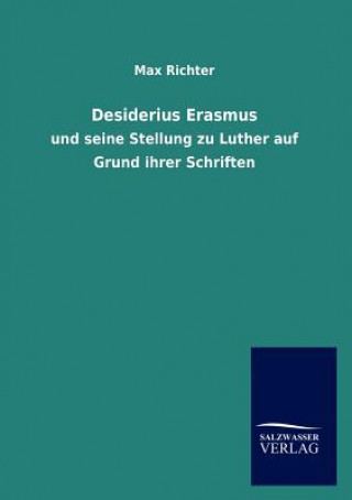 Kniha Desiderius Erasmus Max Richter