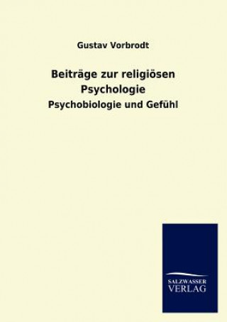 Carte Beitrage zur religioesen Psychologie Gustav Vorbrodt
