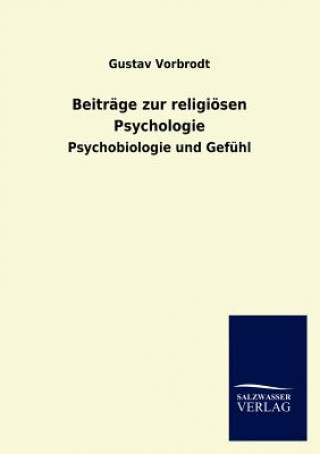 Książka Beitrage zur religioesen Psychologie Gustav Vorbrodt