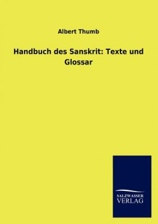Boek Handbuch des Sanskrit Albert Thumb