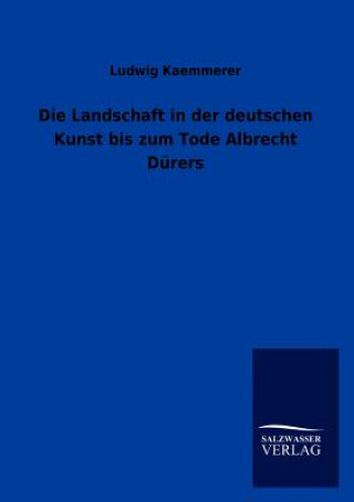 Buch Landschaft in Der Deutschen Kunst Bis Zum Tode Albrecht Durers Ludwig Kaemmerer