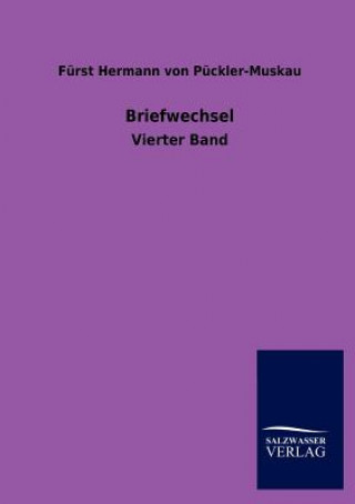 Buch Briefwechsel Hermann Fürst von Pückler-Muskau