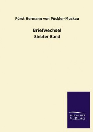 Livre Briefwechsel Hermann Fürst von Pückler-Muskau