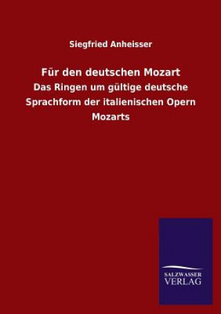 Carte Fur Den Deutschen Mozart Siegfried Anheisser