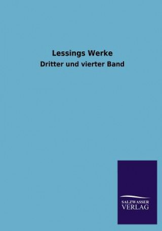 Carte Lessings Werke Salzwasser Verlag