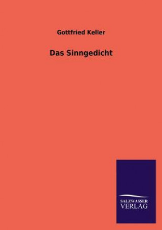 Knjiga Sinngedicht Gottfried Keller