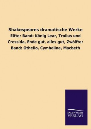 Kniha Shakespeares dramatische Werke Shakespeare