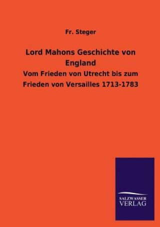 Książka Lord Mahons Geschichte von England Fr. Steger