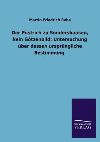 Book Pustrich zu Sondershausen, kein Goetzenbild Martin Friedrich Rabe