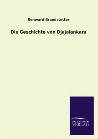 Kniha Geschichte von Djajalankara Renward Brandstetter