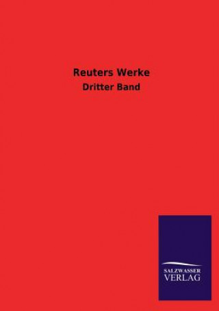 Kniha Reuters Werke Fritz Reuter