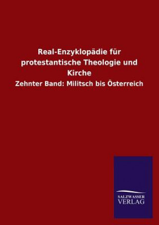 Książka Real-Enzyklopadie fur protestantische Theologie und Kirche Ohne Autor