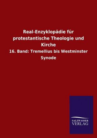 Knjiga Real-Enzyklopadie fur protestantische Theologie und Kirche Ohne Autor