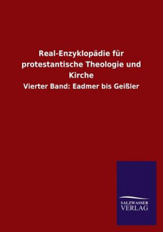 Książka Real-Enzyklopadie fur protestantische Theologie und Kirche Ohne Autor