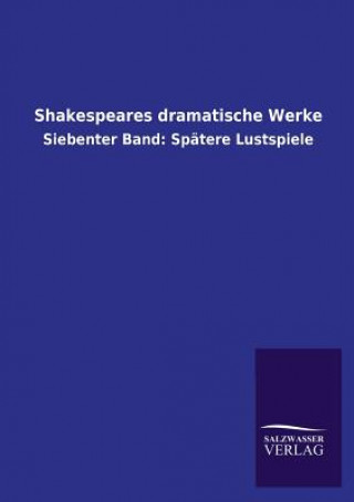 Kniha Shakespeares Dramatische Werke William Shakespeare