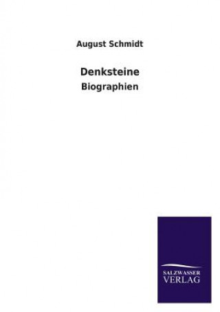 Book Denksteine August Schmidt