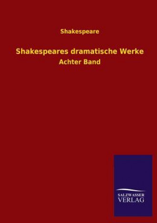 Книга Shakespeares Dramatische Werke William Shakespeare