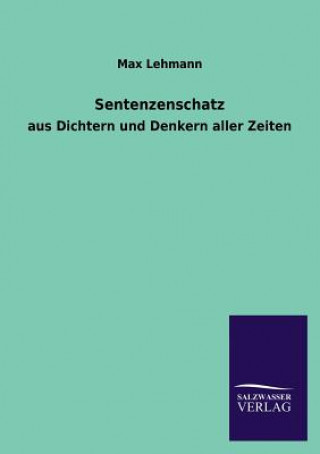 Buch Sentenzenschatz Max Lehmann