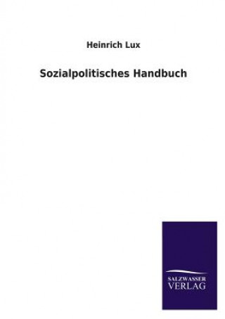 Kniha Sozialpolitisches Handbuch Heinrich Lux