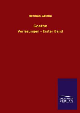 Libro Goethe Herman Grimm